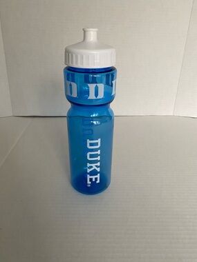 Duke University Blue Water Bottle with White Cap - Sports Hydration Bottle New!